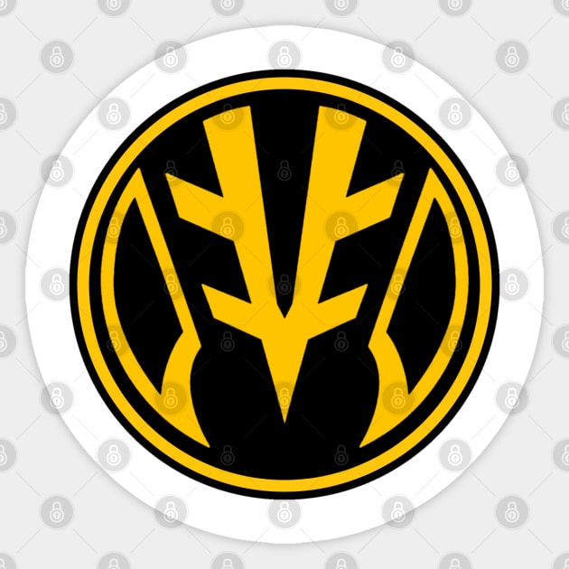 Kiba Thunderzord Coin Sticker by Javier Casillas